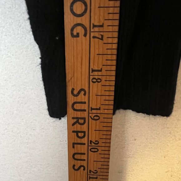 Merry Christmas Ugly Sweater Are You Naughty Or Nice Black 3D Fur Santa Beard - Picture 6 of 9